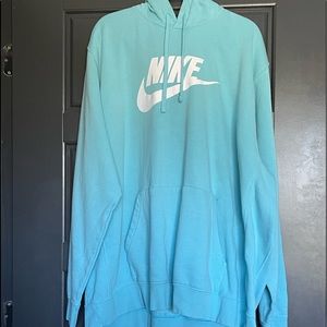 Nike 3XL mens hoodie AQUA